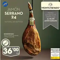 Supermercados Plaza Monte nevado - jamon serrano 24 naturea oferta