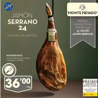 Supermercados Plaza Monte nevado - jamon serrano 24 naturea oferta