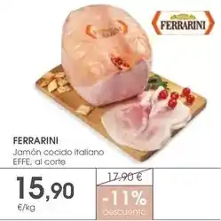 Supermercados Plaza Ferrarini - jamon cocido italiano effe oferta