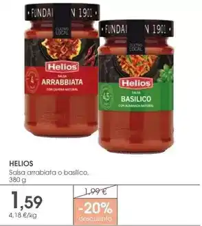 Supermercados Plaza Helios - salsa arrabbiata o basilico oferta