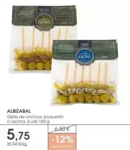Supermercados Plaza Sc - gilda de anchoa oferta