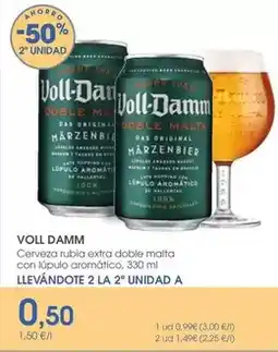 Supermercados Plaza Voll-damm - cerveza rubia extra doble malta con líquido aromatica oferta