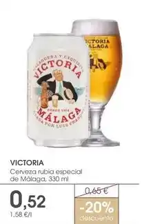 Supermercados Plaza Victoria - cerveza rubia especial de málaga oferta