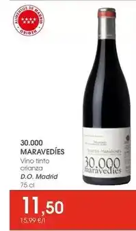 Supermercados Plaza Vino tinto crianza d.o. madrid oferta