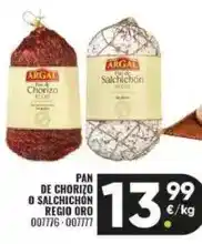 Family Cash Argal - pan de chorizo o salchichon regio oro oferta