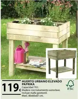 CMB Bricolage Huerto urbano elevado paprika oferta