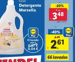 Lidl FORMIL Detergente Marsella oferta
