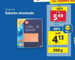 Lidl OCEAN SEA Salmón ahumado oferta