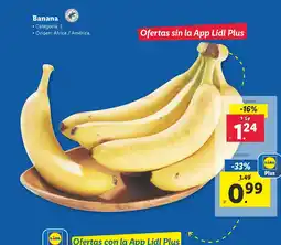 Lidl Banana oferta