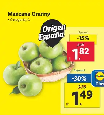 Lidl Manzana Granny oferta