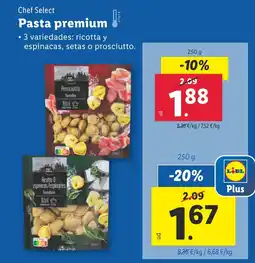 Lidl CHEF SELECT Pasta premium oferta