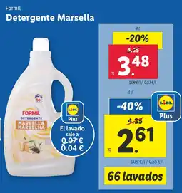 Lidl FORMIL Detergente Marsella oferta