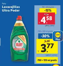 Lidl FAIRY Lavavajillas Ultra Poder oferta