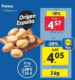 Lidl Patata oferta