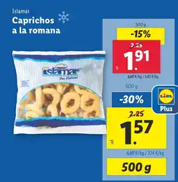 Lidl ISMALAR Caprichos a la romana oferta