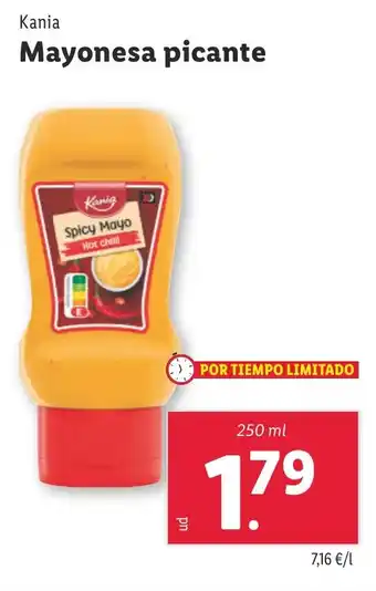 Lidl KANIA Mayonesa picante oferta