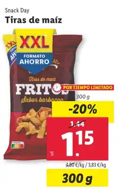 Lidl SANCK DAY Tiras de maíz oferta