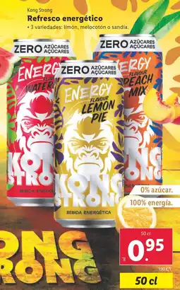 Lidl KONG STRONG Refresco energético oferta