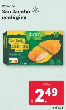 Lidl VEMONDO San Jacobo ecológico oferta