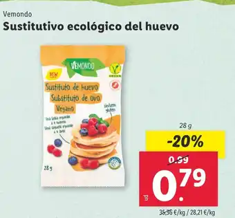 Lidl VEMONDO Sustitutivo ecológico del huevo oferta
