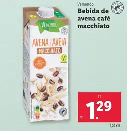 Lidl VEMONDO Bebida de avena café macchiato oferta