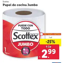 Lidl SCOTTEX Papel de cocina Jumbo oferta