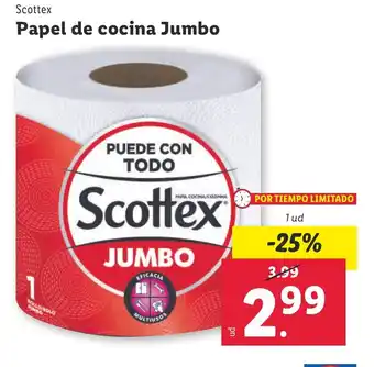 Lidl SCOTTEX Papel de cocina Jumbo oferta