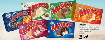 Coviran MAXIBON Nata, cookies, red cheesecake, waffle, Jungly original o blanco oferta