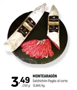 Coviran Montearagón salchichón pagés al corte oferta