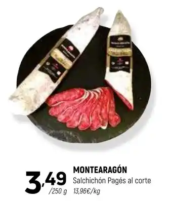 Coviran Montearagón salchichón pagés al corte oferta