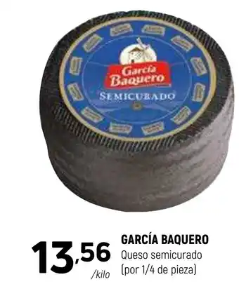 Coviran GARCÍA BAQUERO Queso semicurado oferta