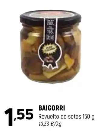 Coviran BAIGORRI Revuelto de setas oferta