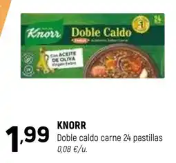 Coviran KNORR Doble caldo carne 24 pastillas oferta