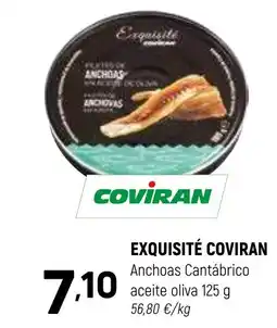Coviran EXQUISITÉ COVIRAN Anchoas Cantábrico aceite oliva oferta