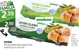 Coviran COVİRAN Atún claro aceite oliva original o bajo en sal oferta