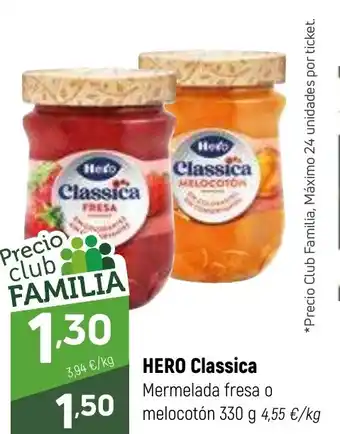 Coviran HERO Classica Mermelada fresa o melocotón oferta