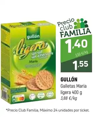Coviran GULLÓN Galletas María ligera oferta