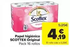 Carrefour Market Scottex - papel higienico original oferta