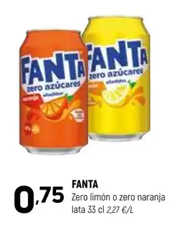 Coviran FANTA Zero limón o zero naranja oferta