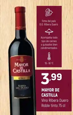 Coviran MAYOR DE CASTILLA Vino Ribera Duero Roble tinto oferta