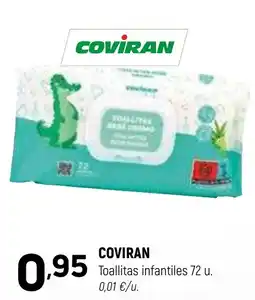 Coviran COVIRAN Toallitas infantiles 72 u oferta