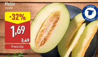 ALDI Melón oferta