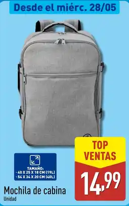 ALDI Mochila de cabina oferta