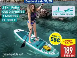 ALDI Tabla de paddle surf oferta