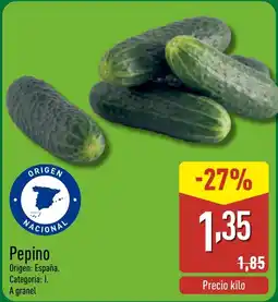 ALDI Pepino oferta