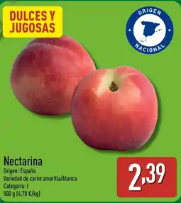ALDI Nectarina oferta