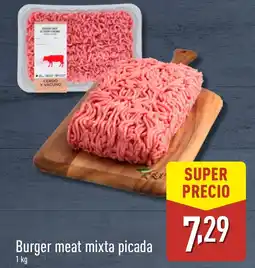 ALDI Burger meat mixta picada oferta