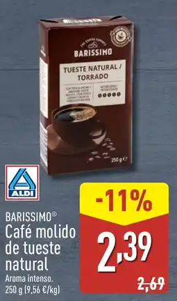 ALDI BARISSIMO Café molido de tueste natural oferta