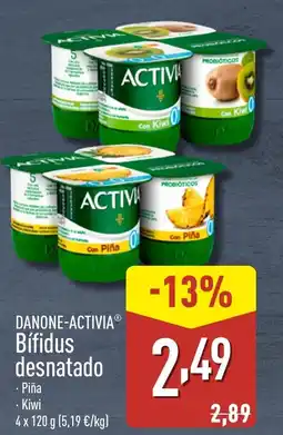 ALDI DANONE-ACTIVIA Bífidus desnatado oferta