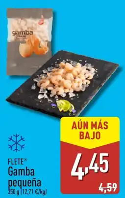 ALDI FLETE Gamba pequeña oferta